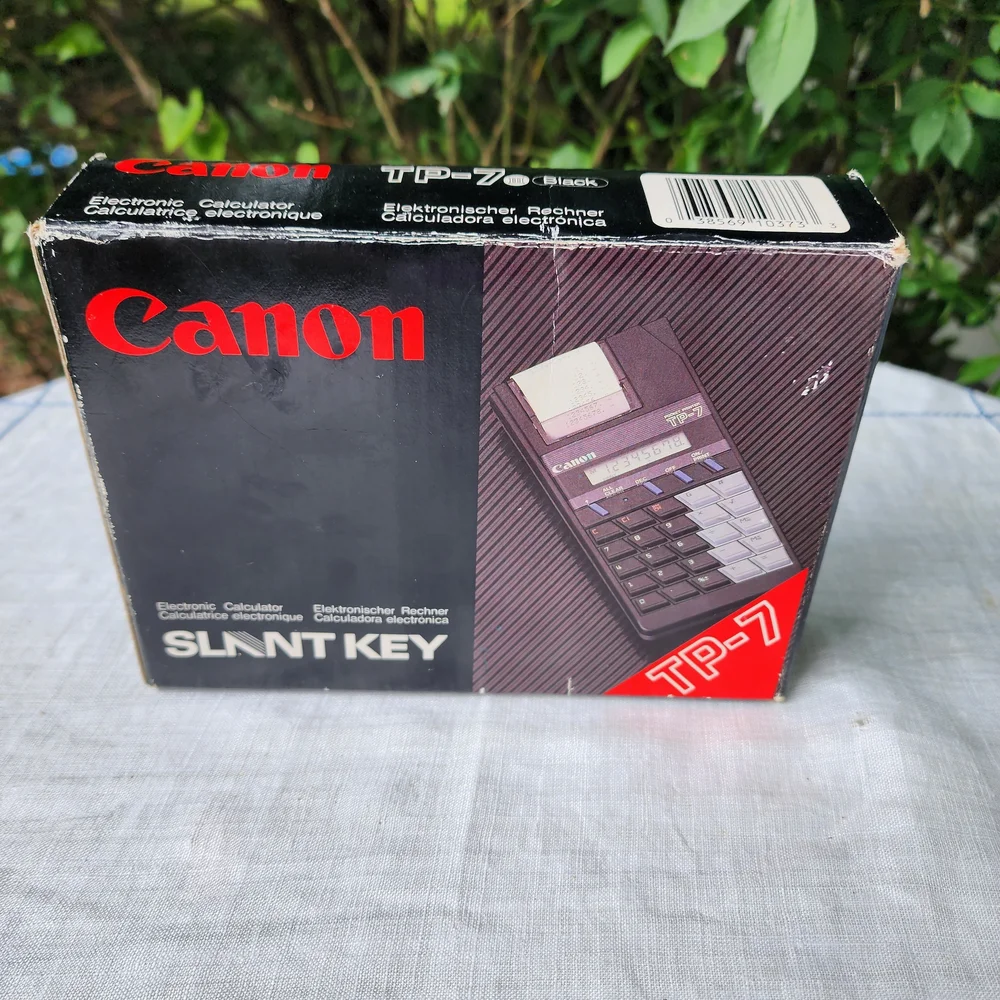 Canon TP-7 Electronic Calculator in Black